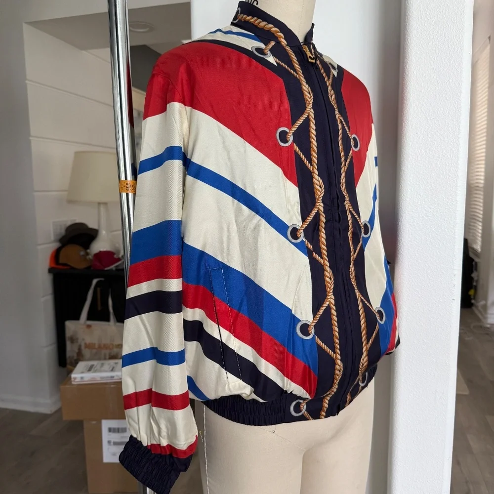 GUCCI Men's Resort‎ Exclusive Silk JACKET MONOGRAM SUPREME, Item 739750